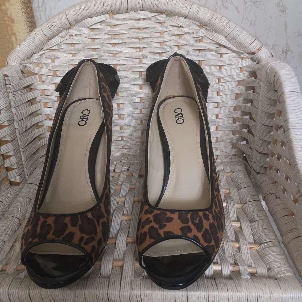 Leopard Print shoes.